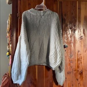 Super cute. Boxy. Big sleeves.